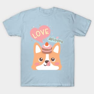 Corgi Cake Lover T-Shirt